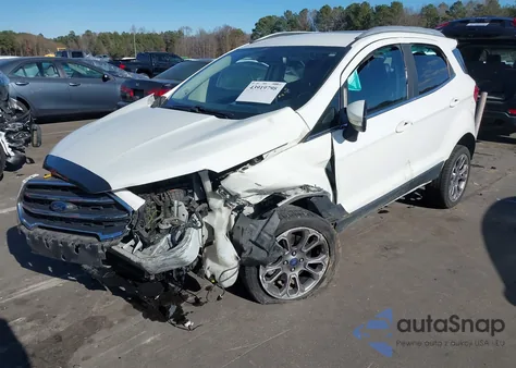 2019 Ford Ecosport Titanium z USA, uszkodzony, nr VIN MAJ6S3KL0KC281771